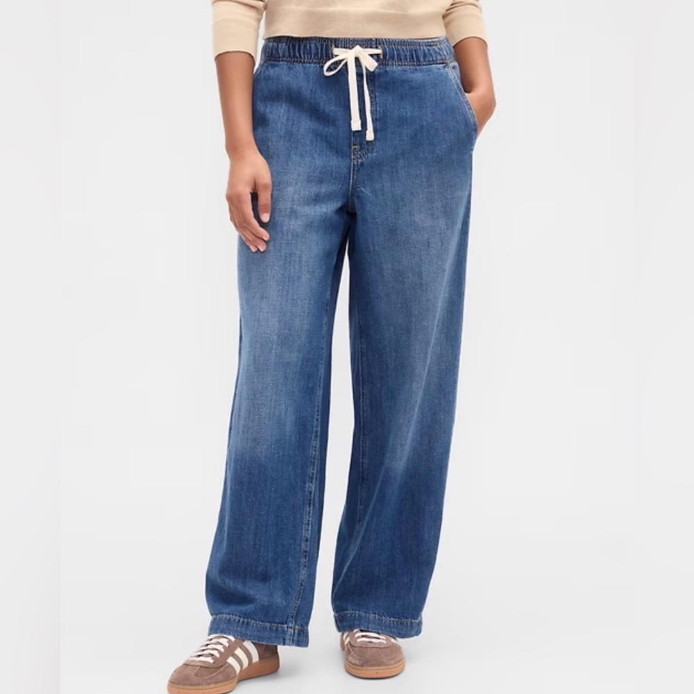 High Rise Easy Wide Leg Jeans